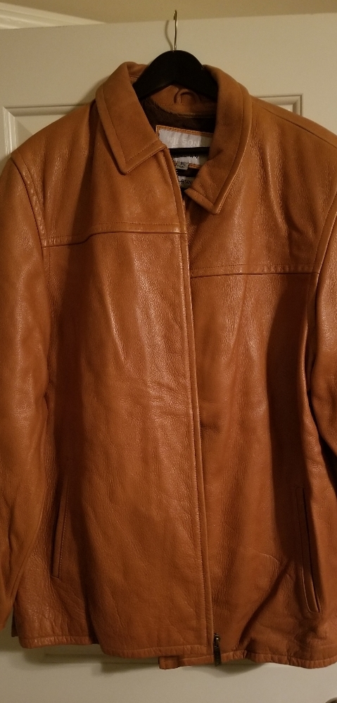 Insulated Leather Coat